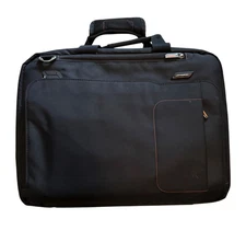 VTG Briggs and Riley Travelware Expandable Black Laptop Bag Early Model 17"