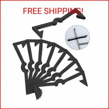 Pegboard Hook Locks Black Plastic Peg Hook Fixer Peg Board Hook Accessories 50 