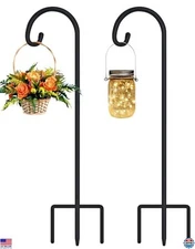 Adjustable 32" Shepherds Hooks for Garden, Lanterns, Plants, Bird Feeders - 2