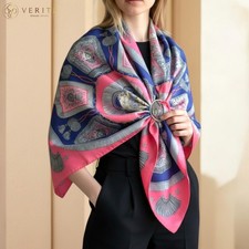 RARE VINTAGE HERMES Silk Scarf "Poste et Cavalerie" Carre 90 by Joachim Metz