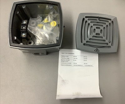Edwards Signaling 877-G1 Vibrating Horn 24VDC NEMA 4X (r29)
