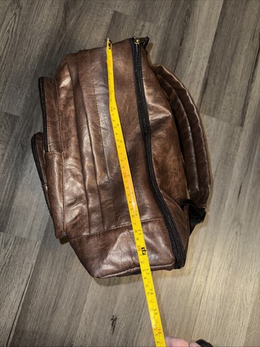 Totes Sport Vintage braun Leder Rucksack Handarbeit - Bild 13 von 18