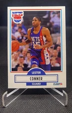 1990 Fleer Basketball Lester Conner #119 New Jersey Nets