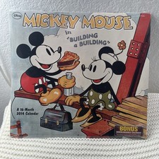 Vintage 2014 calendar ebay walt disney Mickey Mouse Sealed New