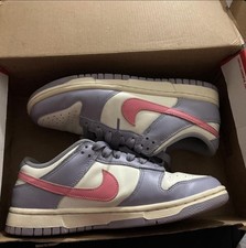 Nike Dunk Low Unisex Kids Leather Sneakers Pu...