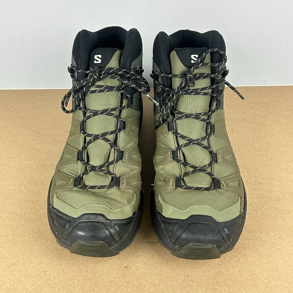 Salomon X Ultra 360 ClimaSalomon Hombres Zapatos de Senderismo para Hombres 13 Negro Oliva Con Cordones Foto 2 de 4