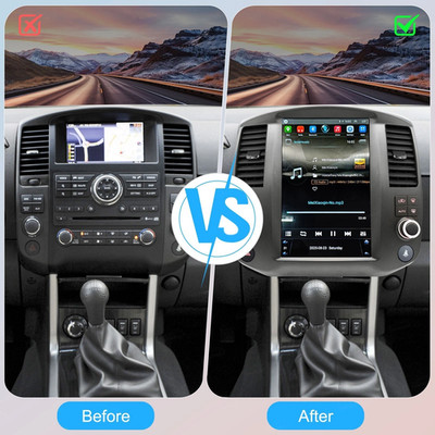 Car Stereo Radio For Nissan Navara Pathfinder R51 2008-2012 GPS CarPlay 2G+32GB