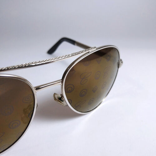 CHOPARD © Lunettes soldes de soleil SCH763S. Plaqué or 23 carats. LENTILLES MONOGRAMME. Fabriqué en Italie