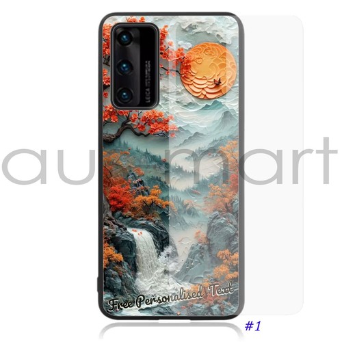 Personalised Text Glass Phone Case For Huawei Mate 40/30/20/10/9/8 Series - Picture 7 of 11
