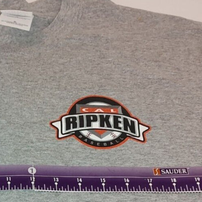 Vintage Cal Ripken Baseball XL Gray T Shirt NEW From MLB All Star Game Fan Fest