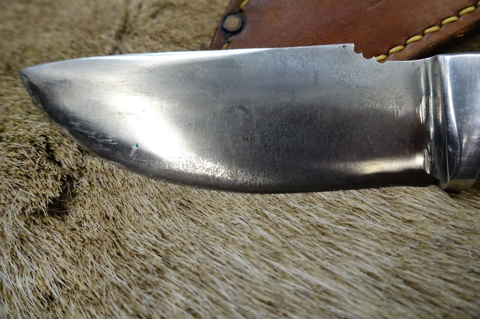 RUANA M STAMPED SKINNING KNIFE WITH ORIGINAL SHEATH eBay