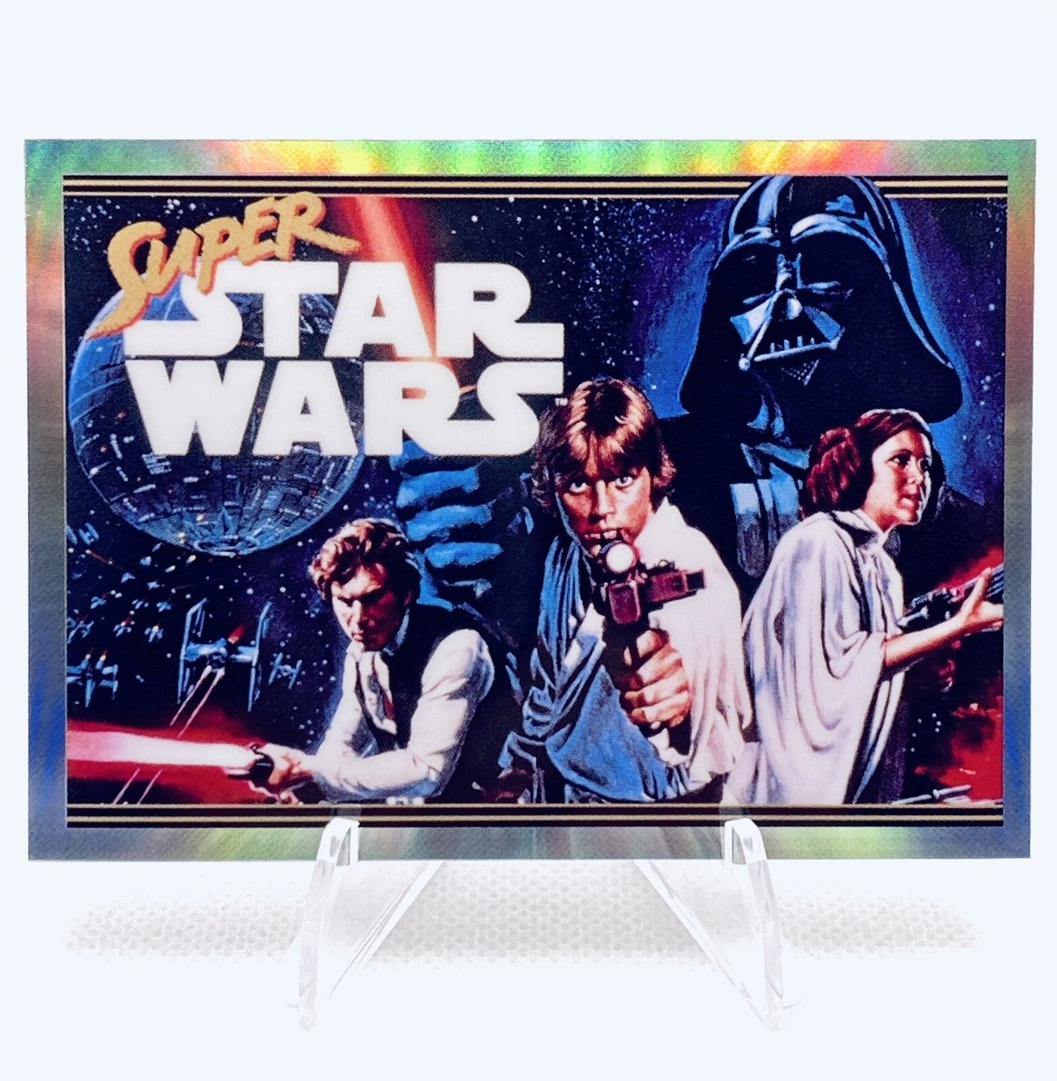 2022 Topps Star Wars Galaxy Chrome Super Star Wars Refractor #GG
