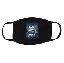 Custom Face Mask - Personalized Photo Image Logo Text Design Unisex One Size