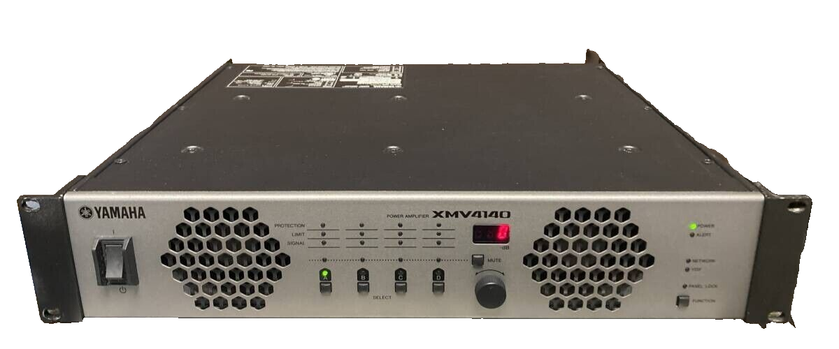 Yamaha XMV4140 4-Channel Power Amplifier Tested with Cable Included