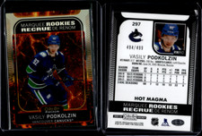 2021-22 O-Pee-Chee Platinum Marquee Rookies Hot Magma #297 Vasily Podkolzin /499