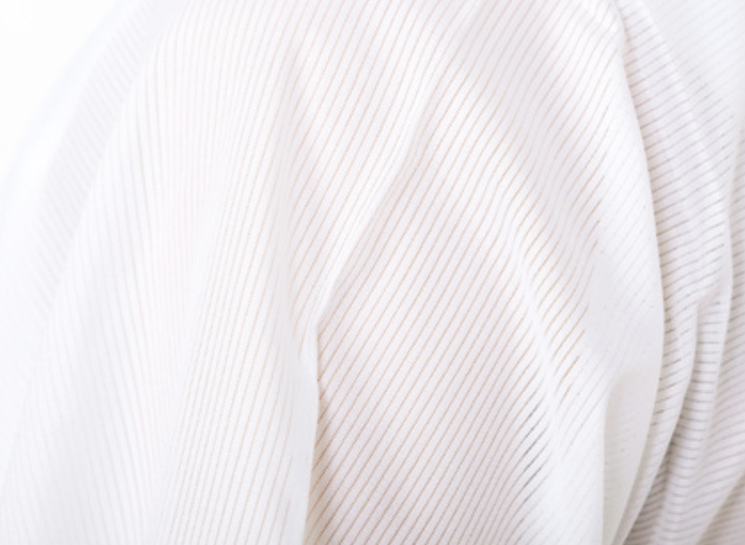 Japanese Women's Traditional Kimono Inner Wear Juban (Ro) - Summer White, Kyoto - View #3
