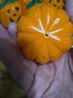 16 Vtg Halloween Jack O Lantern Pumpkin Blow Mold Plastic String Light Covers  — photo 4