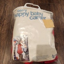 Vintage Gerry Gerico Red Happy Baby Carrier 1975 Front or Back Hiking Outdoor