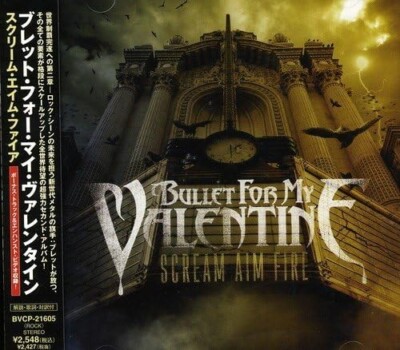 New BULLET FOR MY VALENTINE-SCREAM AIM FIRE-JAPAN CD BONUS TRACK
