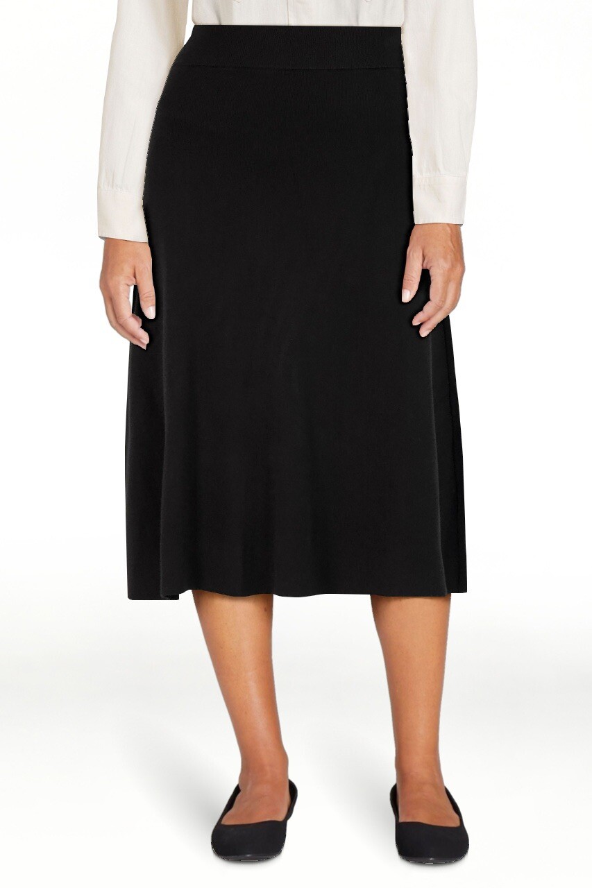 womens fit \u0026 flare midi sweater skirt 