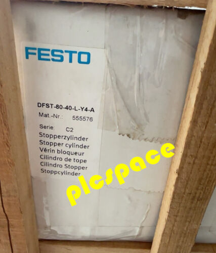 FESTO DFST-80-40-L-Y4-A 555576 brand new Blocking Cylinder Express DHL or FedEx - Afbeelding 1 van 1