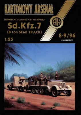 Halinski 8-9/96 - Sd.Kfz. 7 Halbkettenfahrzeug (8 ton Semi Track) - 1:25