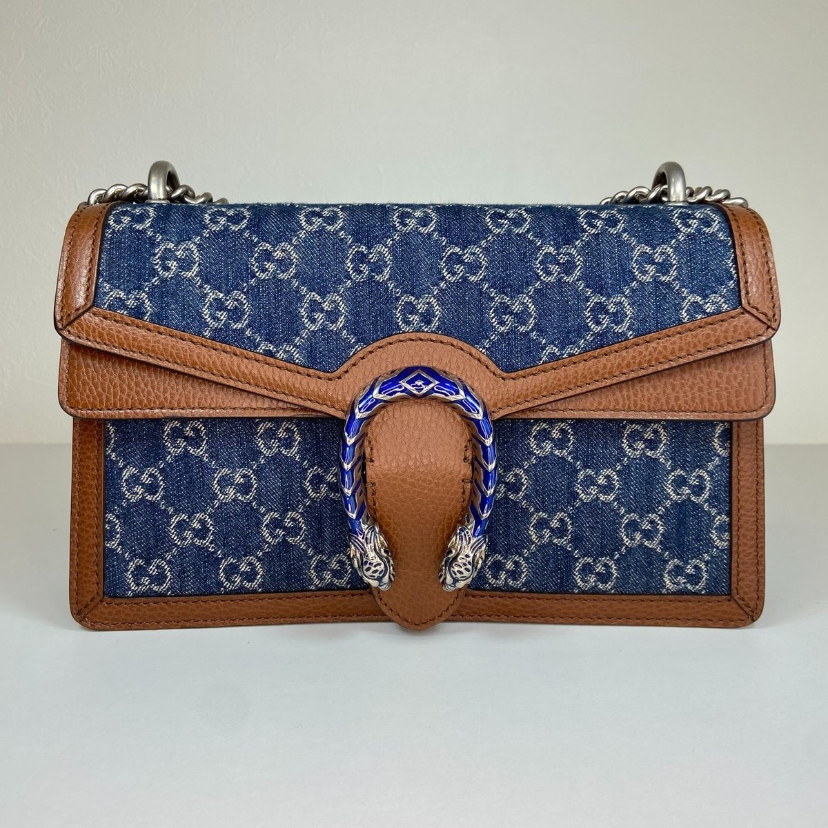 Authentic Gucci Dionysus GG Denim Shoulder Bag | eBay