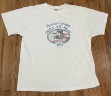 VINTAGE American 2004 All-Star Elks T Shirt Men White XL Eagle Made in USA