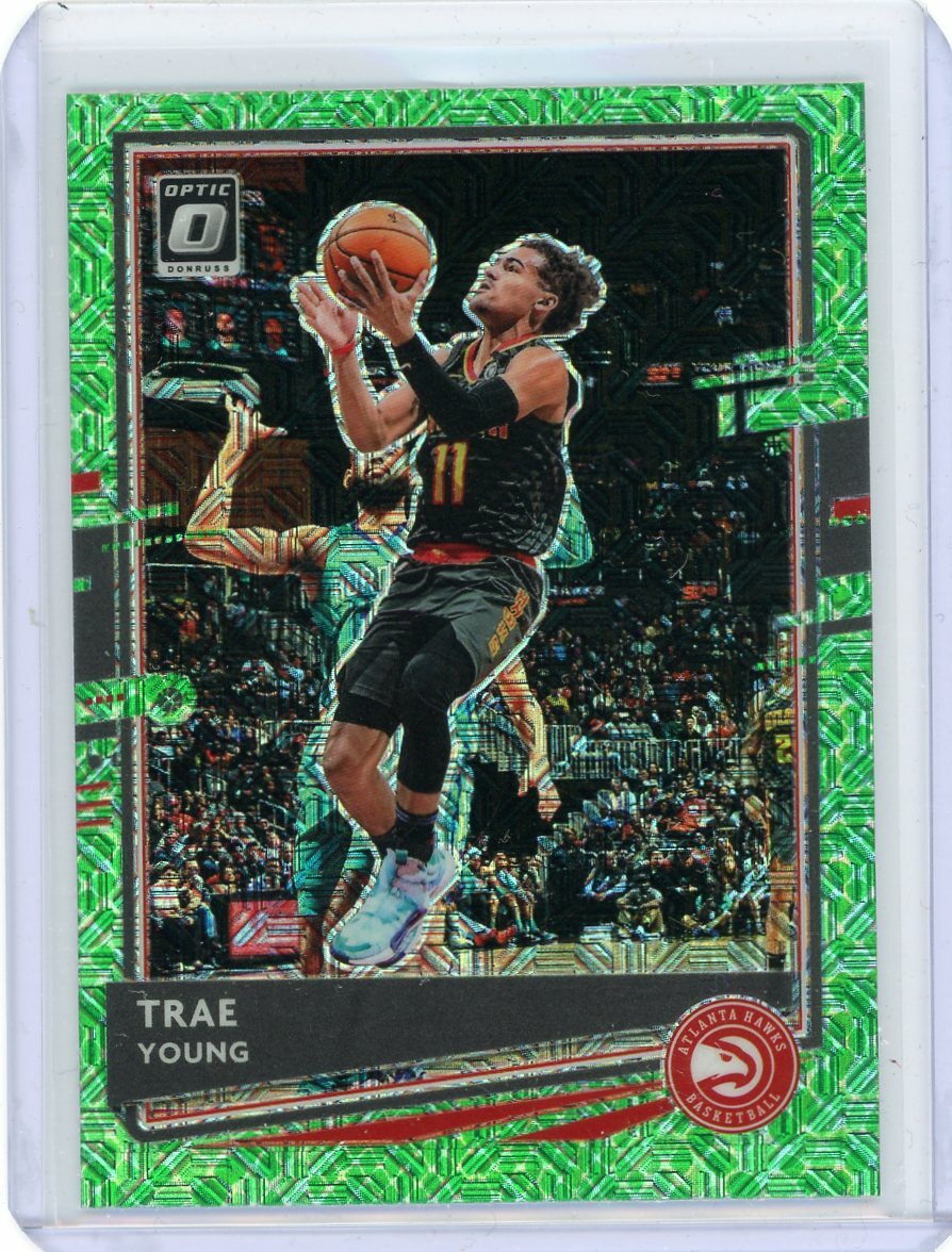 2020-21 Donruss Optic Basketball Choice Dragon Prizm #2 Trae Young
