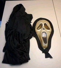 Scream Halloween Costume Mask and Robe/Cloak no blood Pump 2015 Mens 40-42 GUC