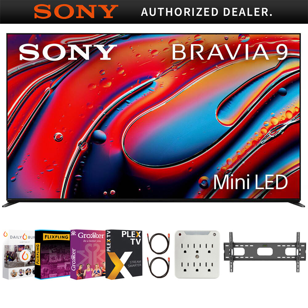Sony BRAVIA 9 65 4K HDR Smart QLED Mini-LED TV 2024 с пакетом потоковой передачи фильмов