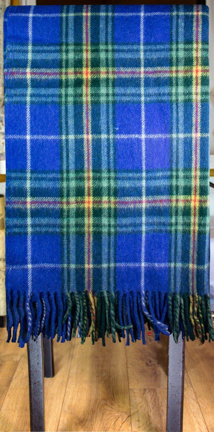 Tartan Blanket Picnic Rug Wool Mix Scottish Nova Scotia Canadian Tartan