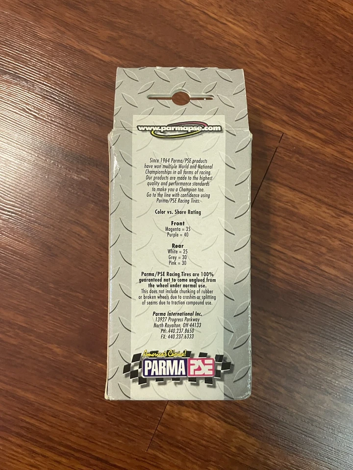 Задняя шина PARMA PSE 1:12 смонтированная Trued On Road 16033 черная деталь для радиоуправляемых моделей - Изображение 4 из 4