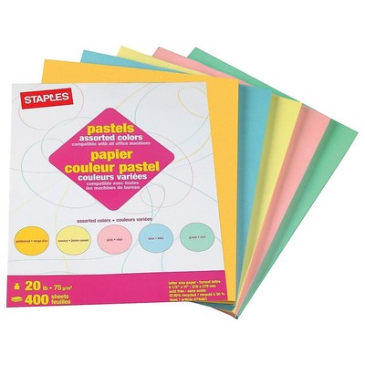 International paper pastels 8.5x11 asst paper 400 14804 (718103076470)