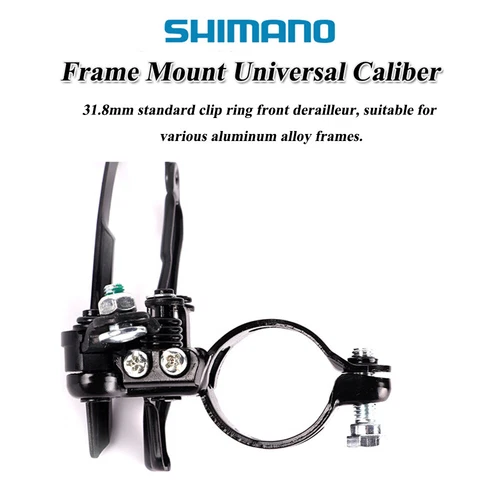 Shimano FD-TZ500 6/7Speed Bike Front Derailleur Bottom Pull 31.8mm MTB Bicycle - Picture 5 of 6