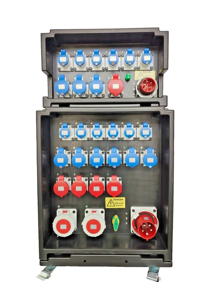 Raiden Power Distribution Box 125A 3 Phase Distro IP44 MCB 125Amp With RCBO - Image 3 of 4