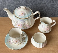 Palissy England Petite Collection Royal Worcester Miniature Tea Set 