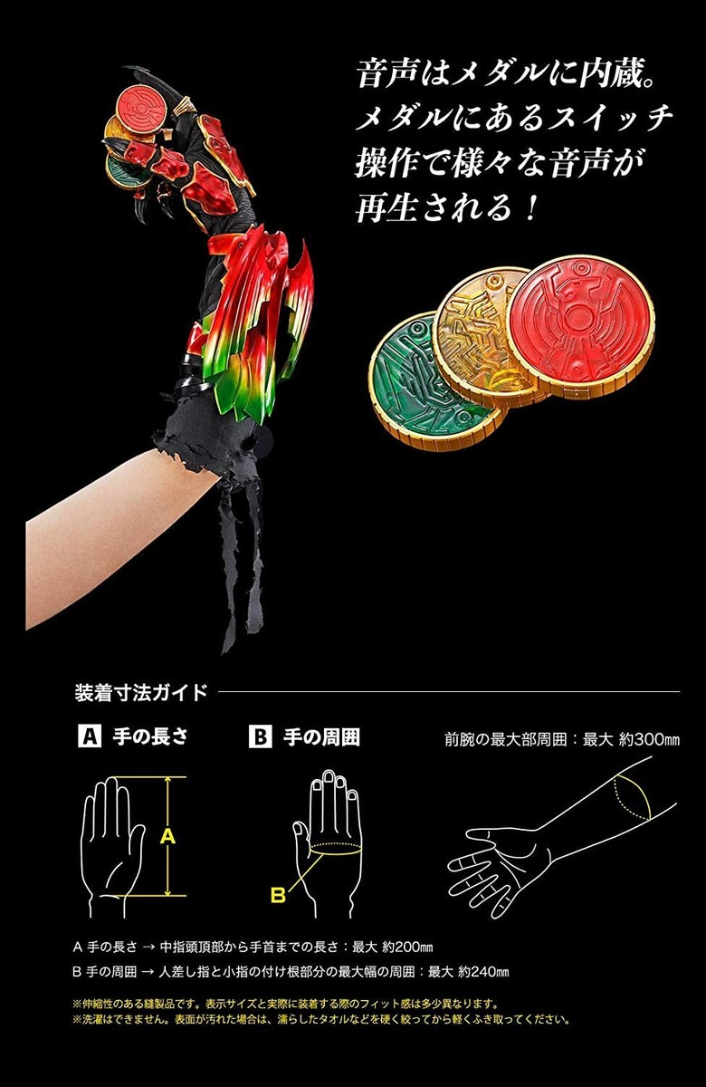 NEW Bandai Tamashii Lab Kamen Rider OOO Ankh w/Medal Card from