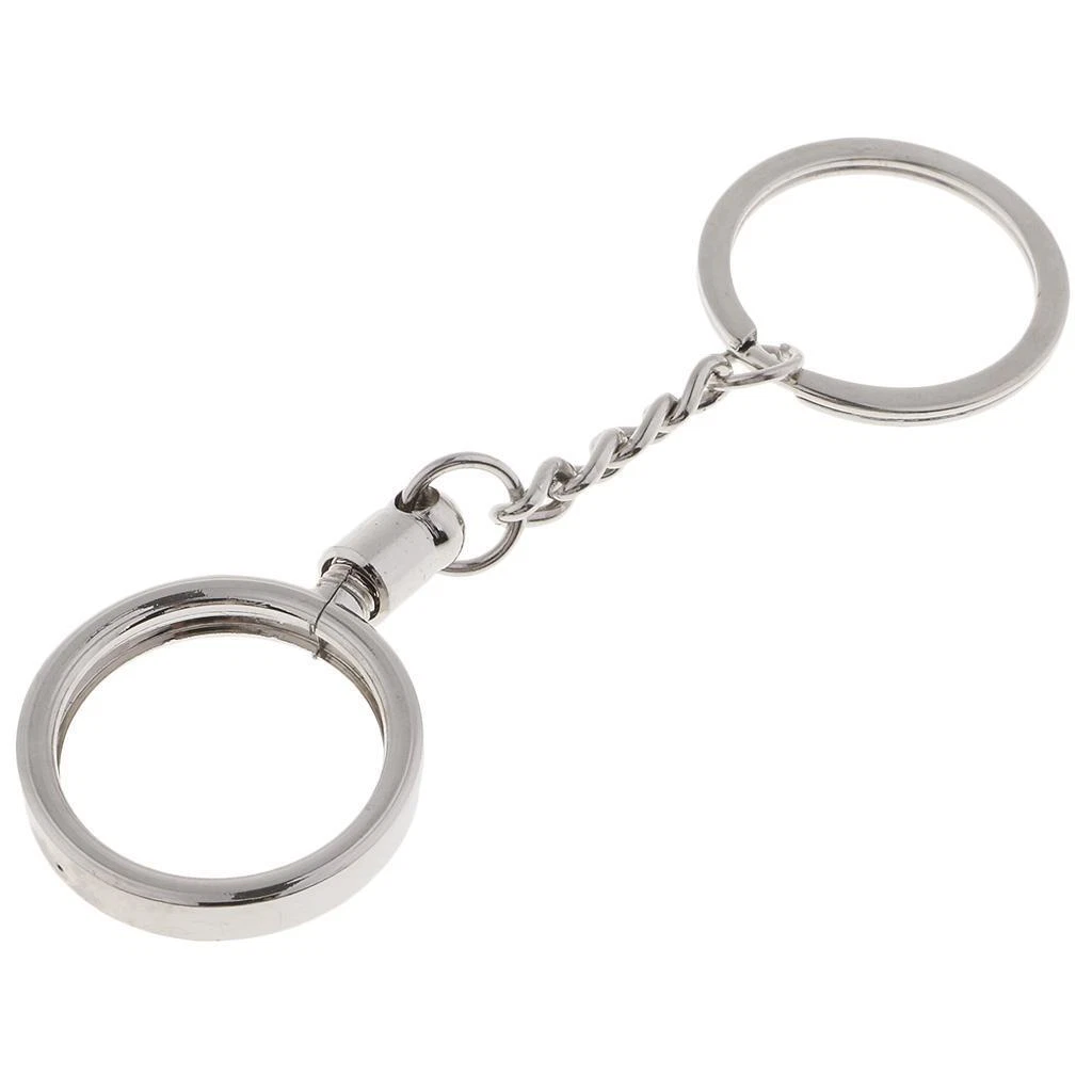 BadgeBeast Portachiavi Con Gettone Carrello 1 Euro - I Love My Caravan