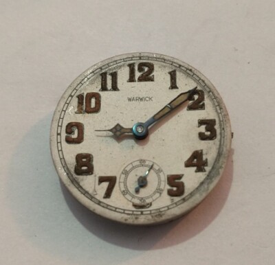 Vintage Warwick Watch Movement AS-IS Condition