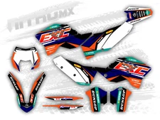 NitroMX Graphic Kit for KTM EXC EXC-F 125 250 300 450 530 2008 2009 2010 2011