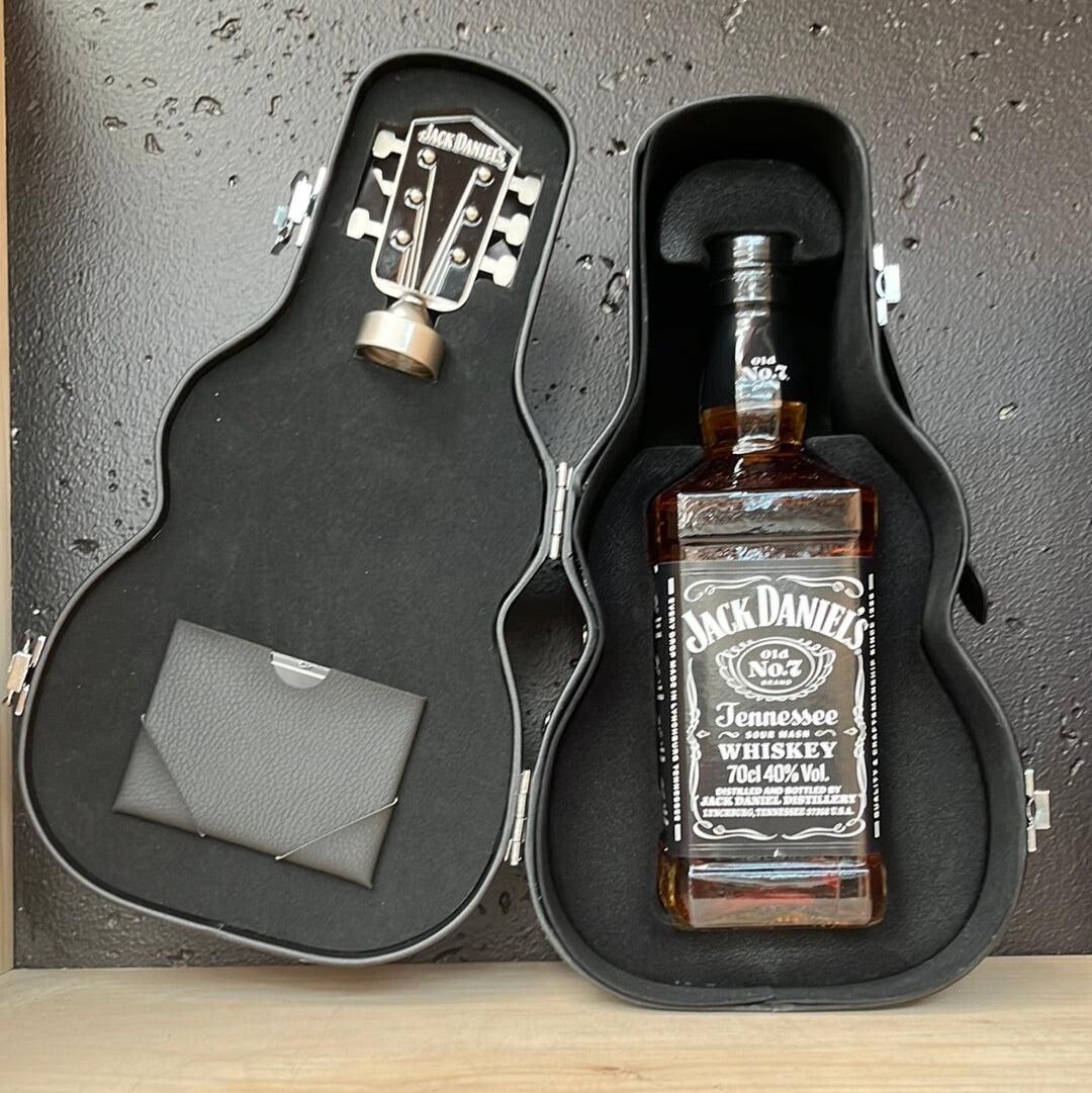 Jack Daniel's Whiskey Limited Edition Guitar Case with Bottle