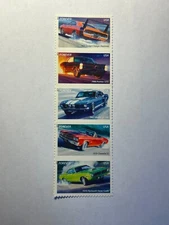 U. S. Forever Strip of 5 SC 4747a Muscle Cars MNH 2013