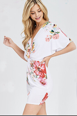 kimono sleeve dress short Black Midi Cocktail Dress Kimono Sleeves TESSA