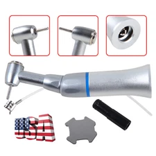 NEW NSK Style Dental 1:1 Contra Angle Slow Low Speed Handpiece FG 1.6MM FDA TSH