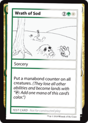 Light Play, English MTG Regular Wrath of Sod (No PW Symbol) Mystery Booster  - Co