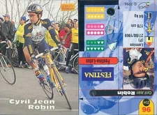 JEAN ROBIN, FESTINA-LOTUS-N.96-R@R@ CARD CYCLING MERLIN 96-NEW, NEWSSTAND