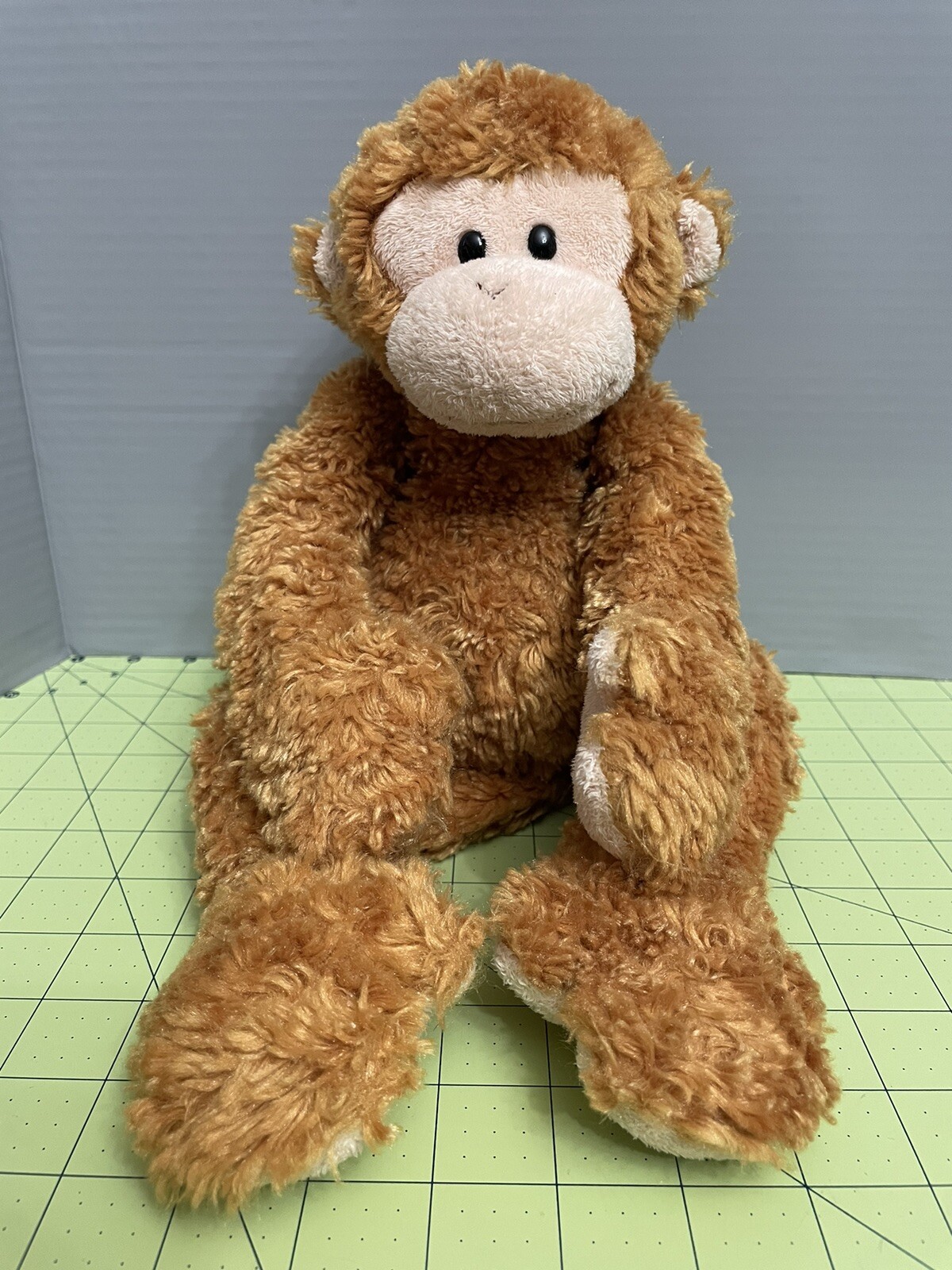 Ty 2004 Beanie Buddies Monkey Golden Brown 15” Floppy Chimpanzee