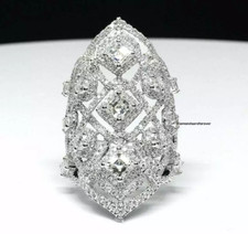 Art Deco New Style 2.70CT Princess  Round Shape Cubic Zirconia Women's Ring