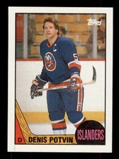 1987-88 TOPPS HOCKEY #1 DENIS POTVIN NEW YORK ISLANDERS